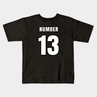 NUMBER 13 FRONT-PRINT Kids T-Shirt